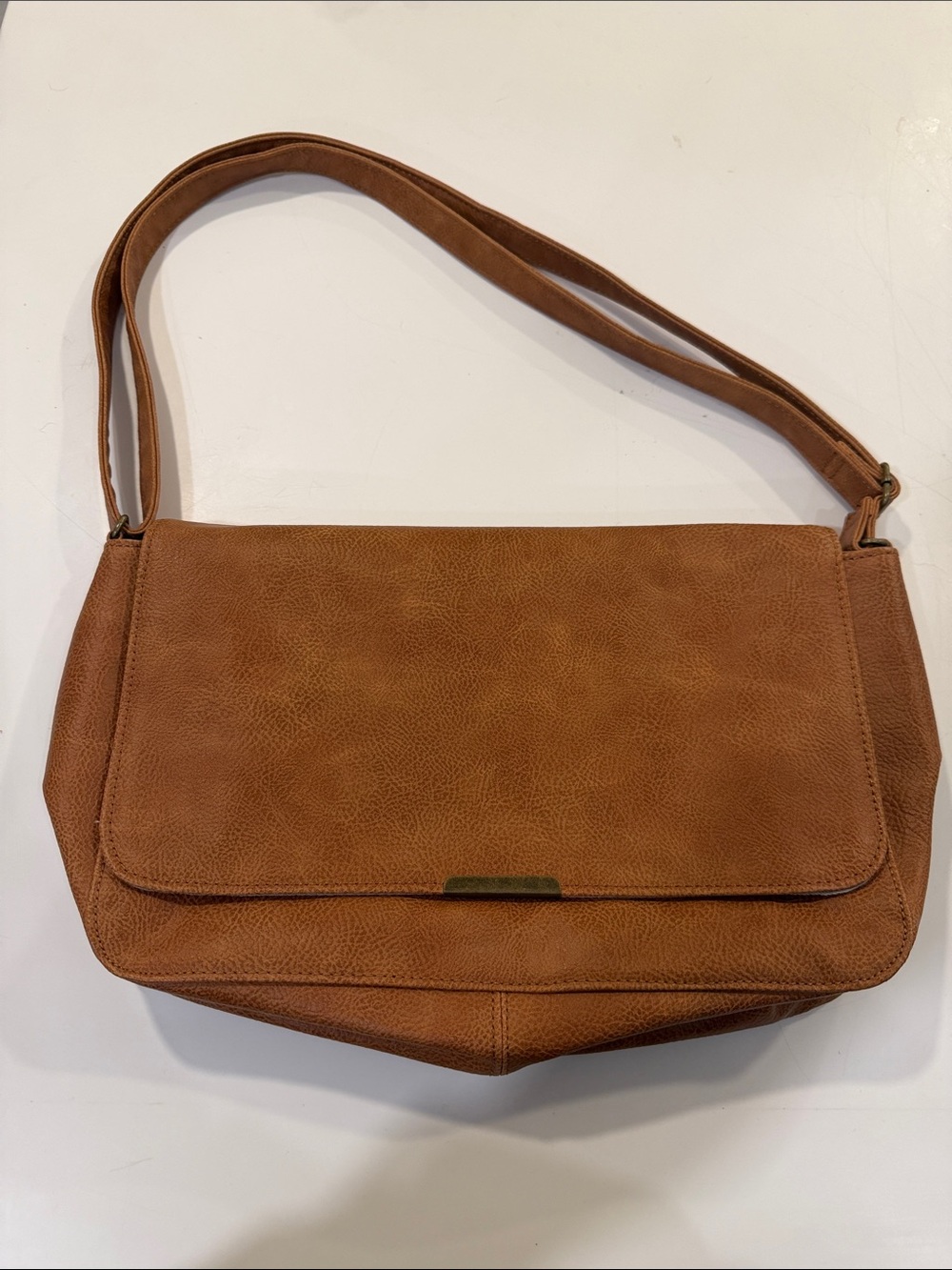 thirty-one Tan Faux Leather Shoulder Bag